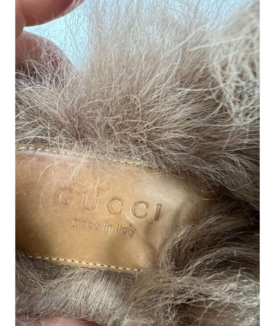 GUCCI Черные кожаные сабо, фото 4