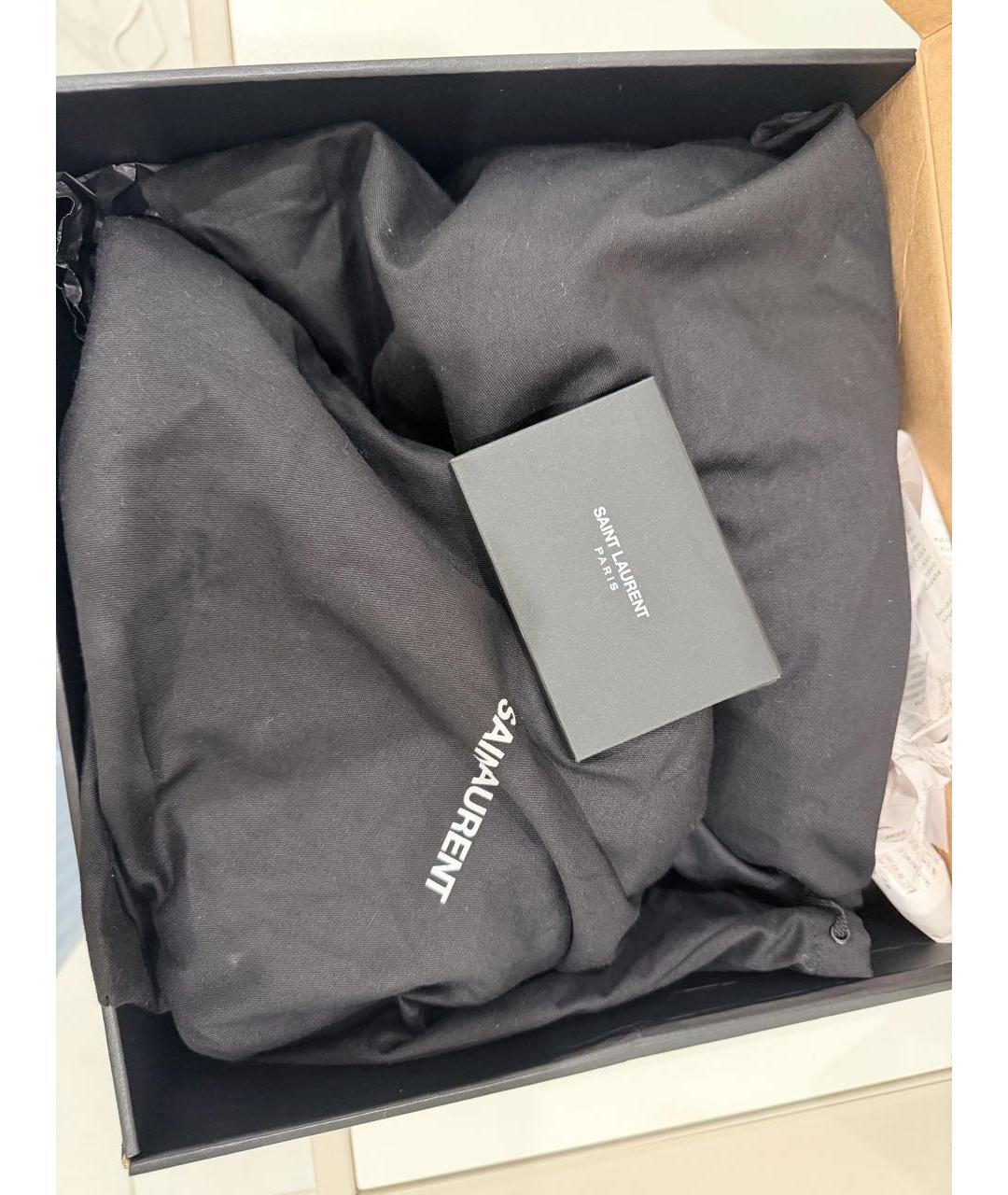 SAINT LAURENT Белые кожаные кеды, фото 7