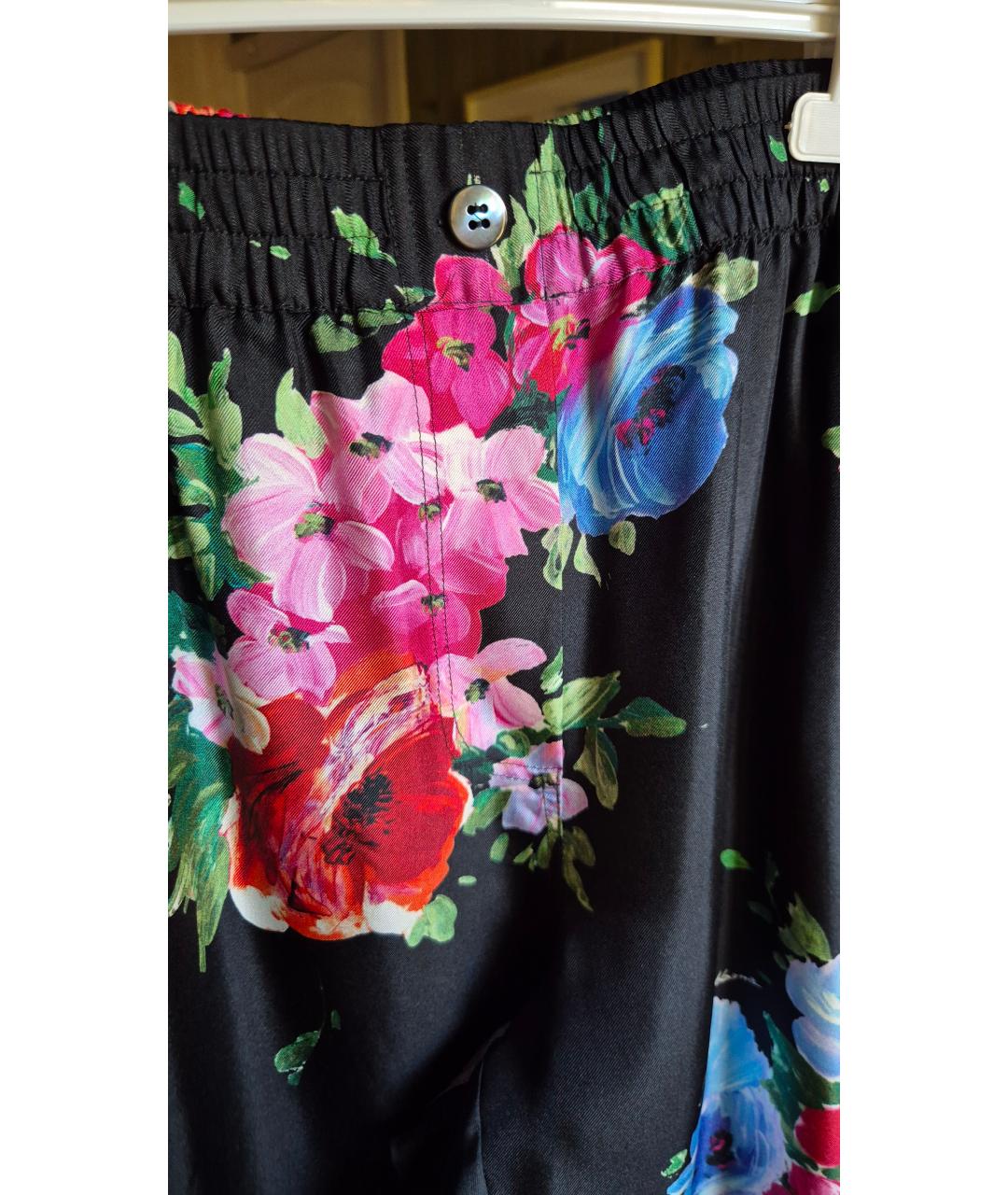 DOLCE&GABBANA Черный шелковый костюм с брюками, фото 4