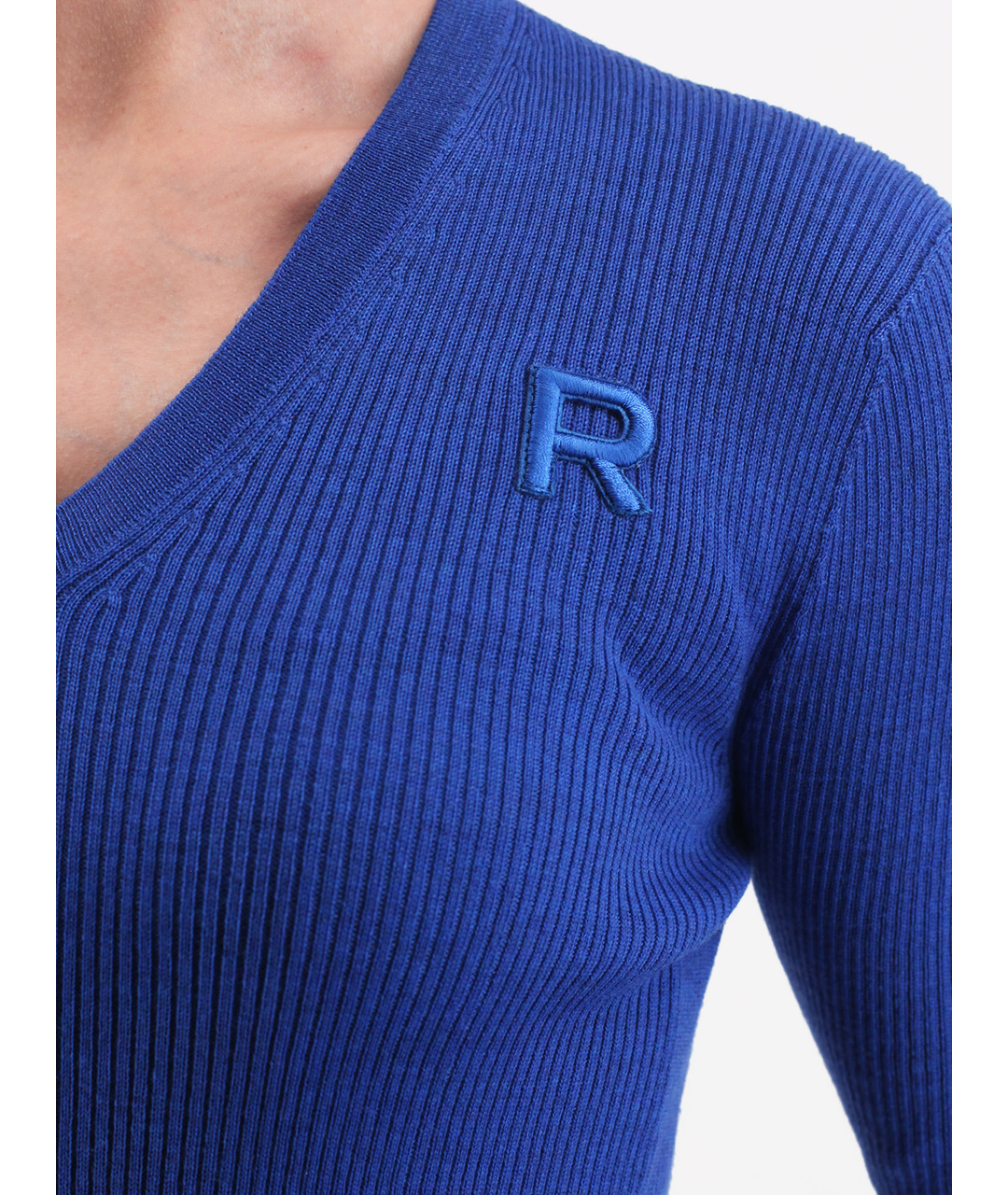 ROCHAS Синий шерстяной джемпер / свитер, фото 4