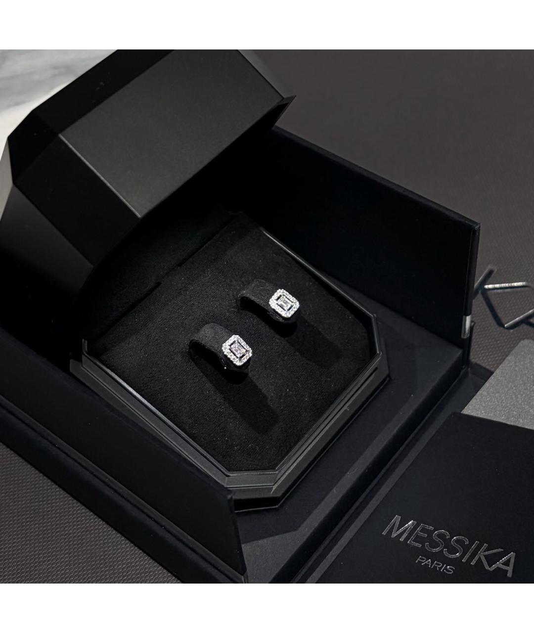 MESSIKA Серебряные серьги из белого золота, фото 3
