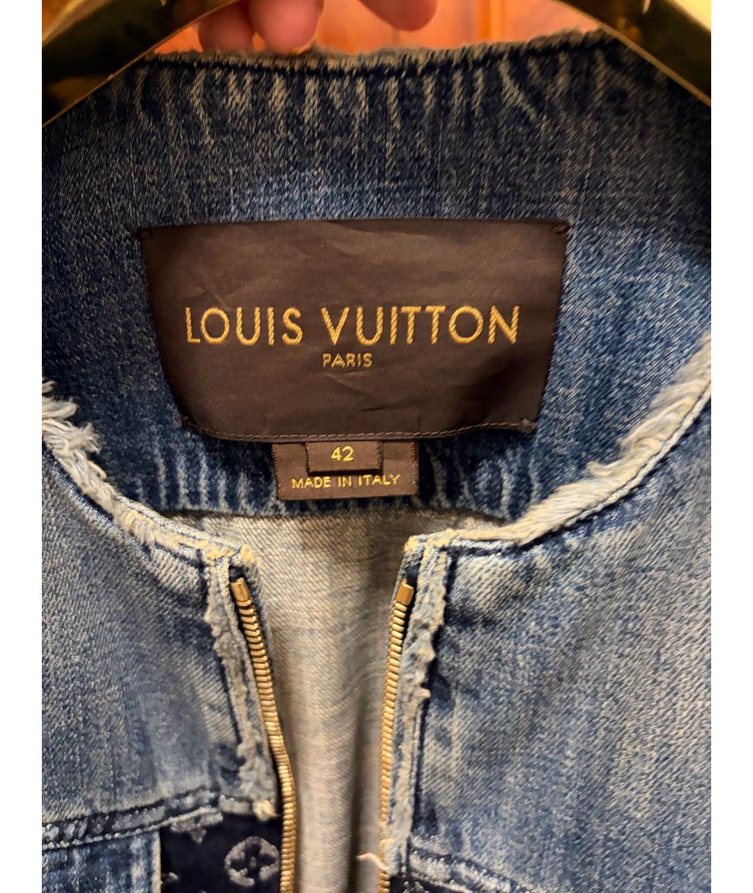 LOUIS VUITTON Синяя деним куртка, фото 3
