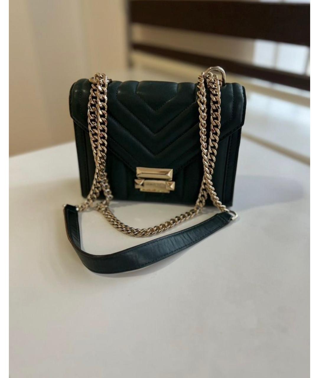 MICHAEL KORS Зеленая кожаная сумка через плечо, фото 11