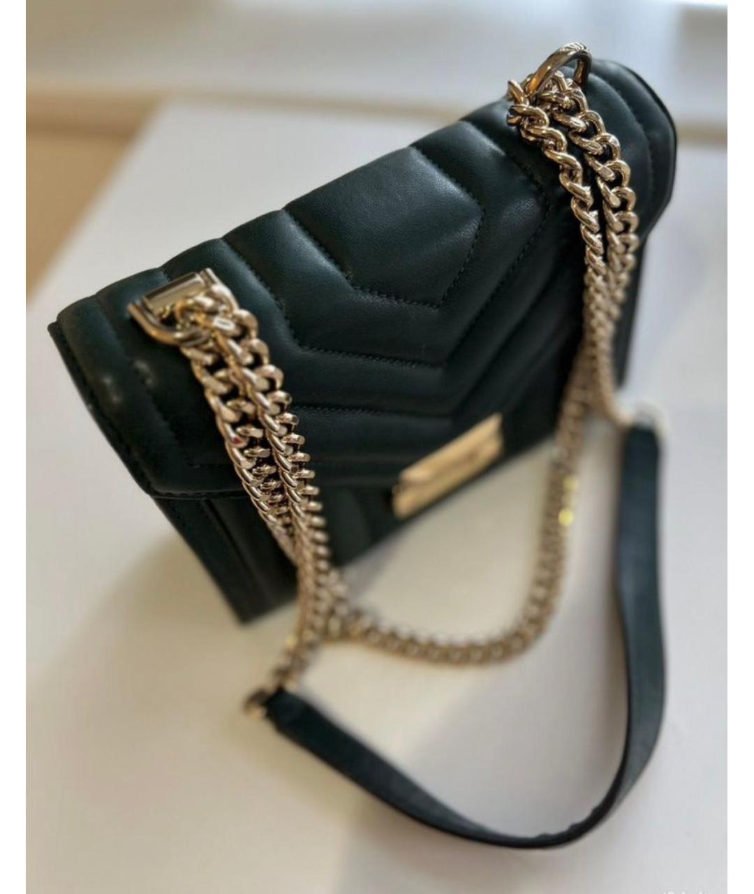 MICHAEL KORS Зеленая кожаная сумка через плечо, фото 2