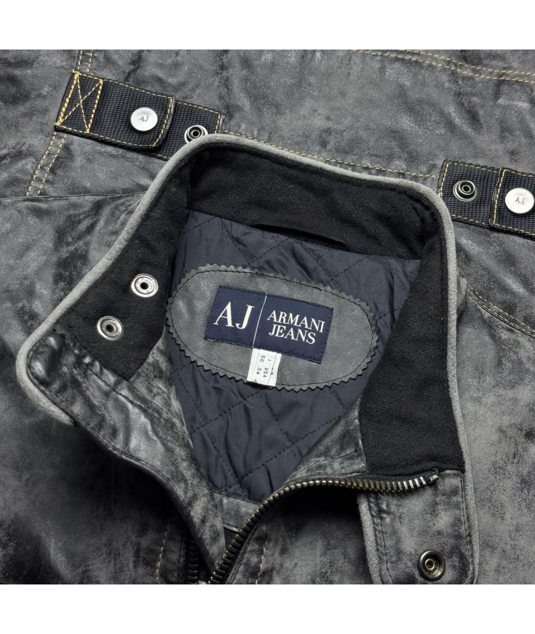 ARMANI JEANS Антрацитовая куртка, фото 3