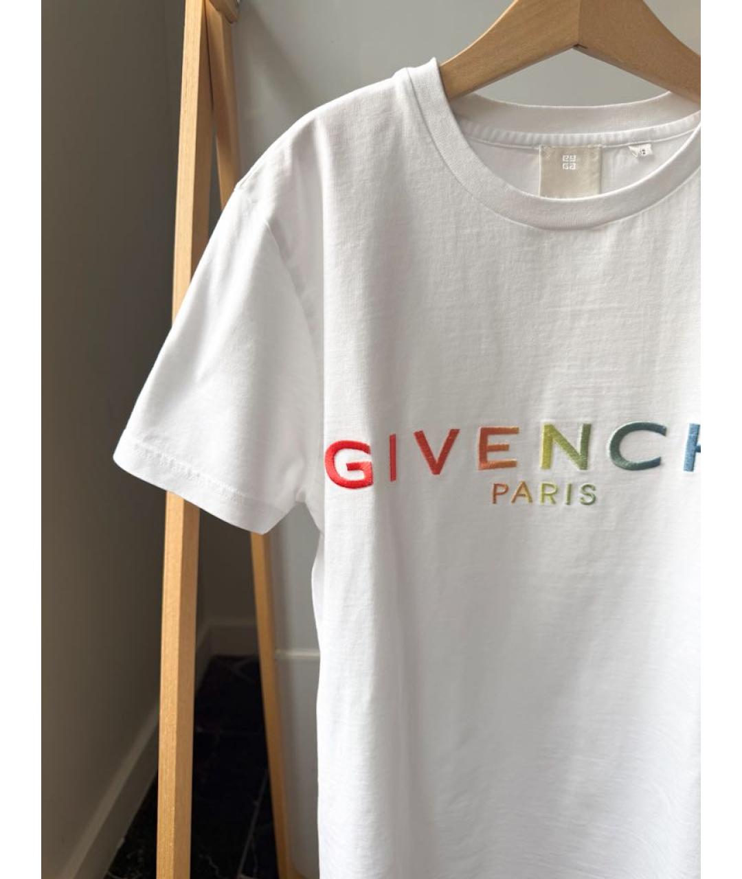 GIVENCHY Белый хлопковый детская футболка / топ, фото 5