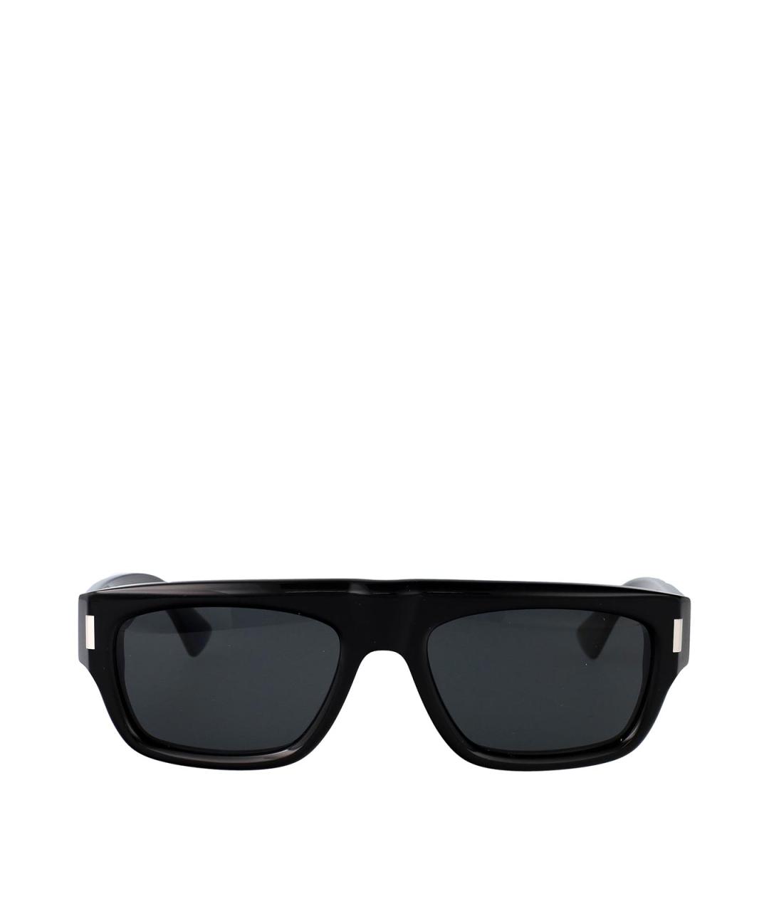 SAINT LAURENT Черные пластиковые солнцезащитные очки, фото 1