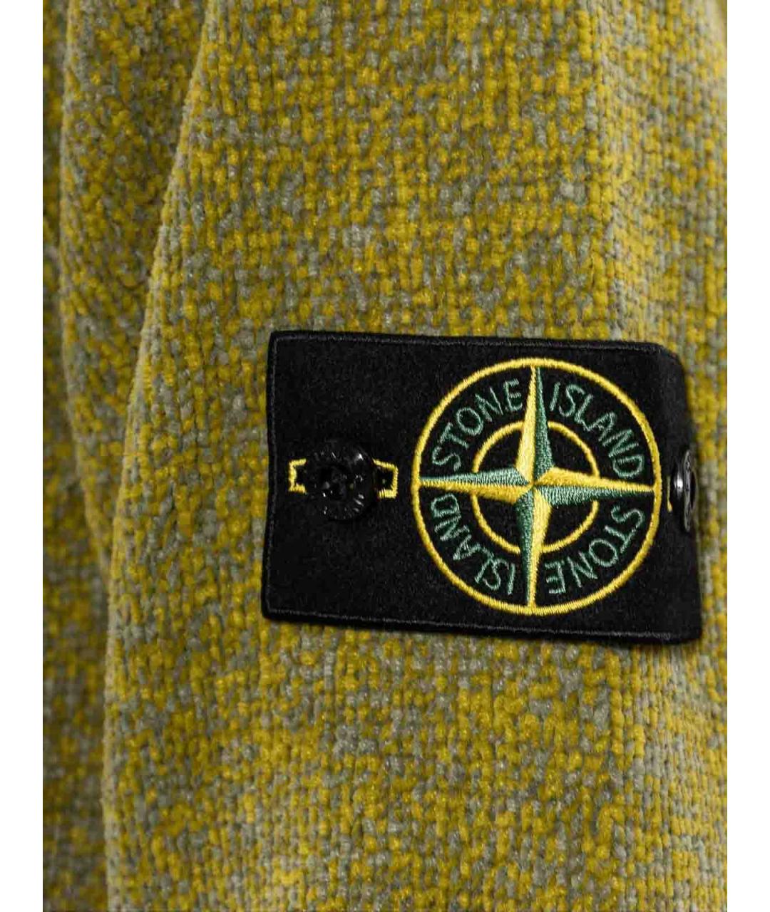 STONE ISLAND Зеленый джемпер / свитер, фото 2