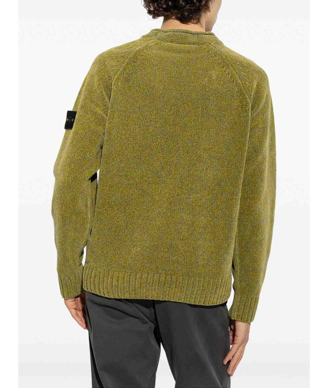 STONE ISLAND Зеленый джемпер / свитер, фото 5
