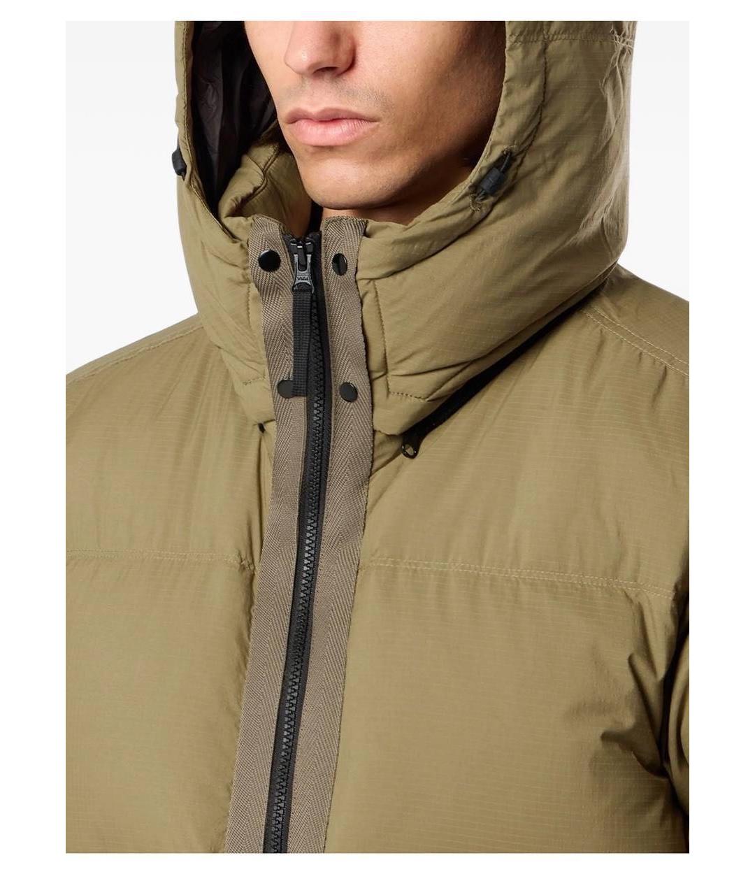 STONE ISLAND Хаки нейлоновая куртка, фото 4
