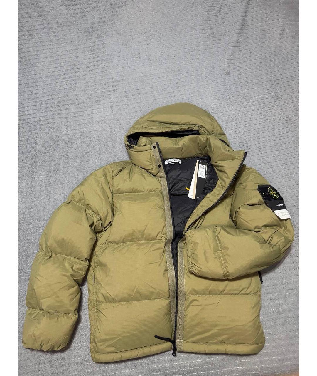 STONE ISLAND Хаки нейлоновая куртка, фото 5