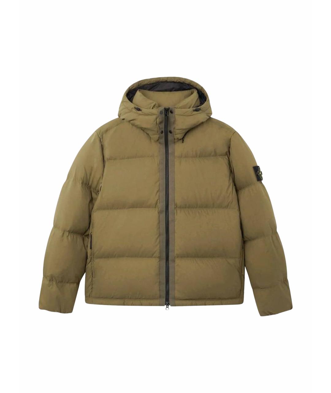 STONE ISLAND Хаки нейлоновая куртка, фото 1