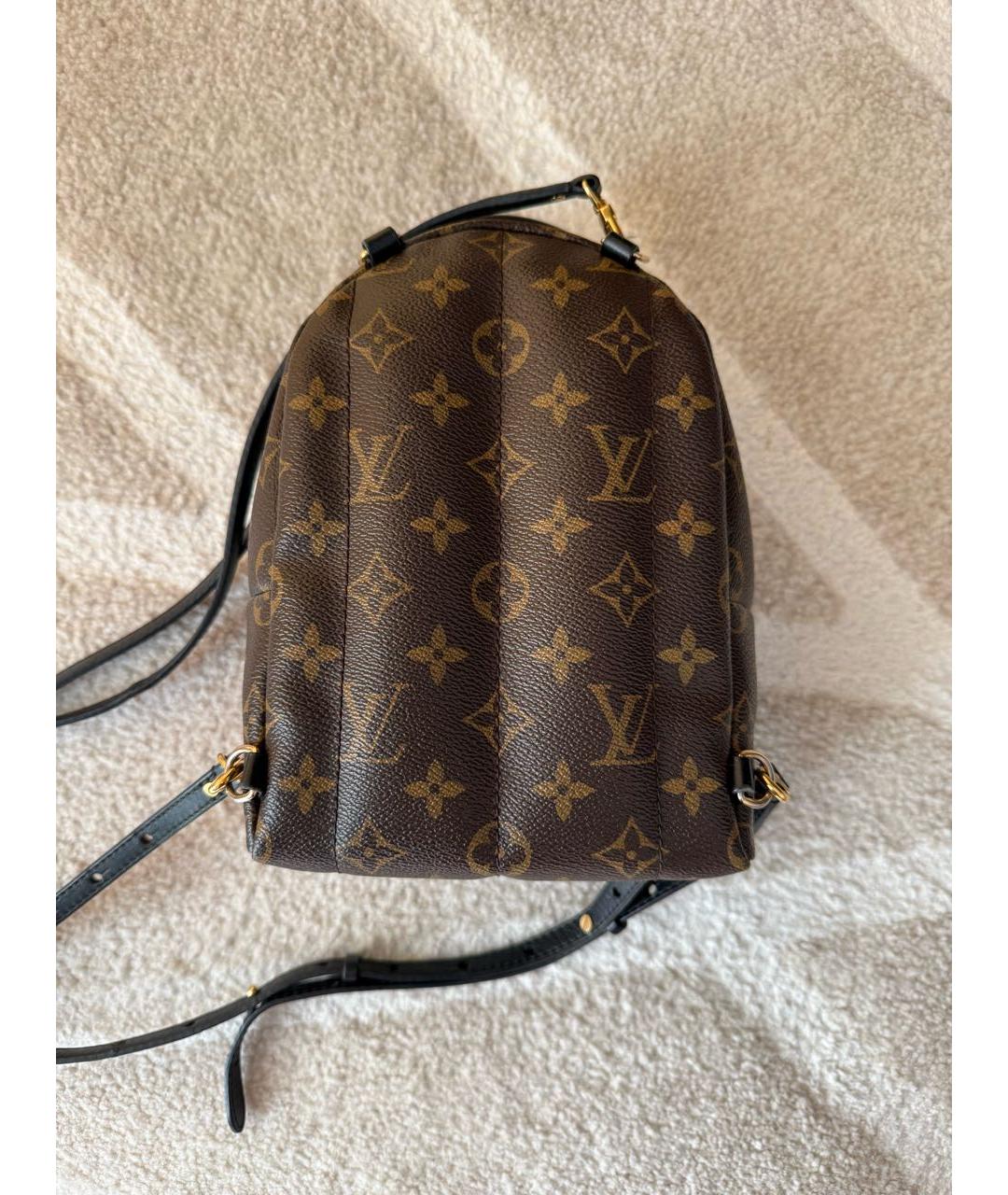 LOUIS VUITTON Коричневый рюкзак из канвы, фото 2