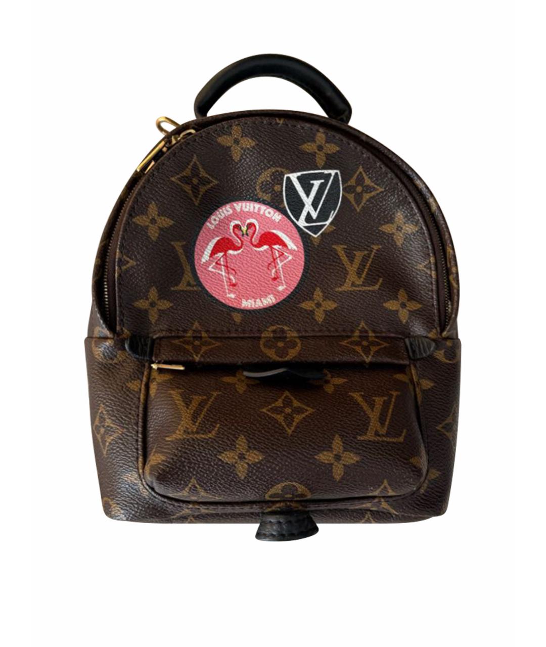LOUIS VUITTON Коричневый рюкзак из канвы, фото 1