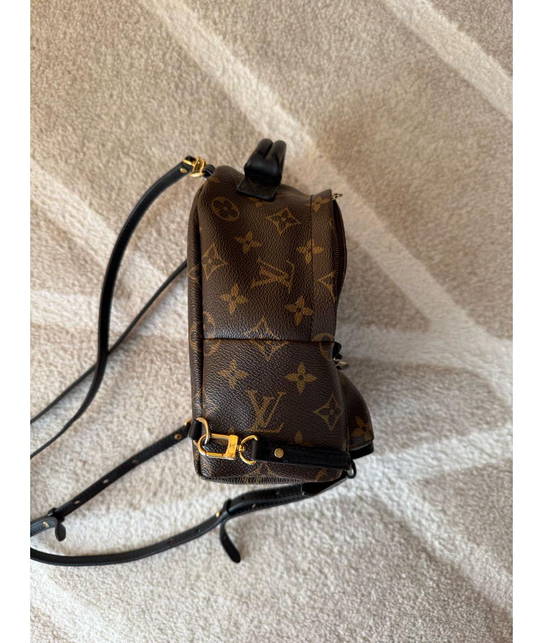 LOUIS VUITTON Коричневый рюкзак из канвы, фото 3
