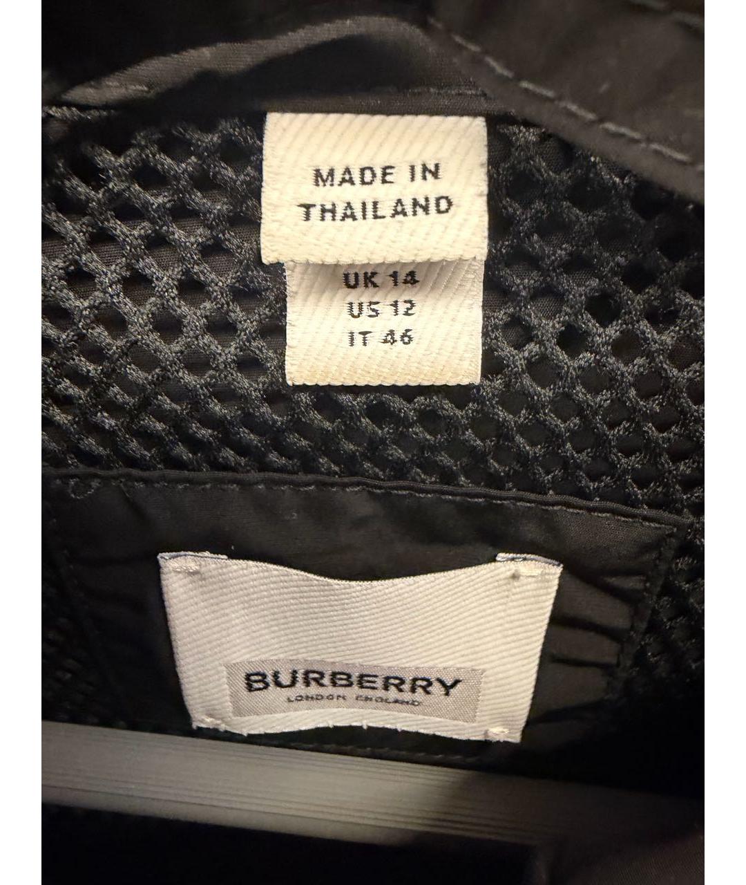 BURBERRY Черная куртка, фото 4