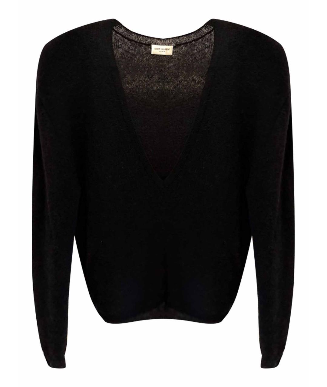 SAINT LAURENT Черный джемпер / свитер, фото 1