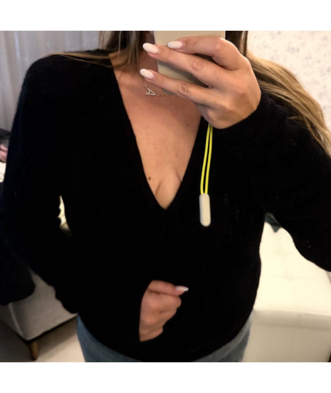 SAINT LAURENT Черный джемпер / свитер, фото 8