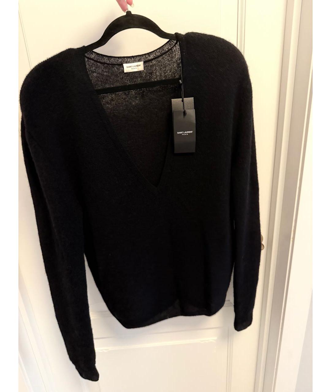 SAINT LAURENT Черный джемпер / свитер, фото 9