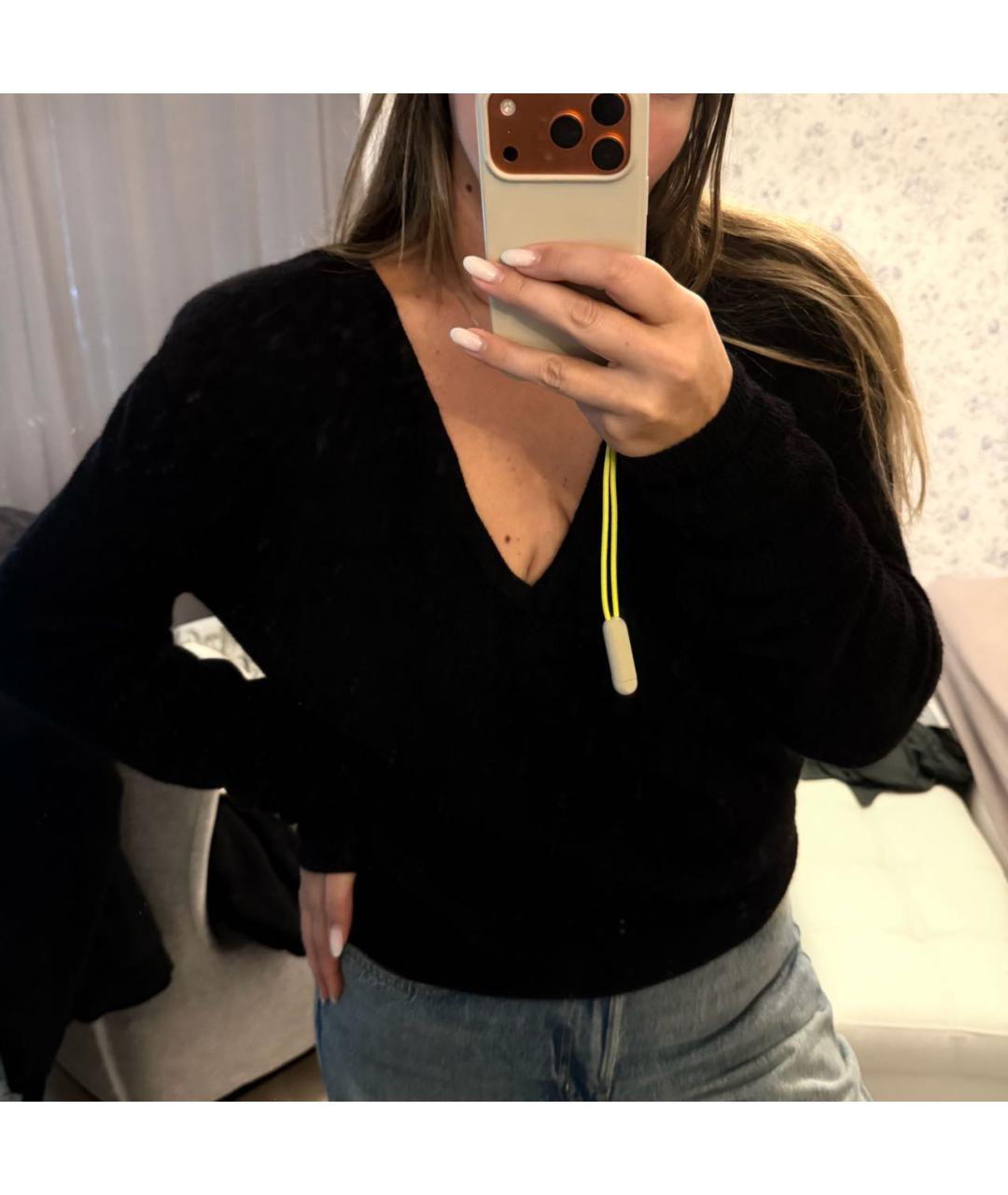 SAINT LAURENT Черный джемпер / свитер, фото 7