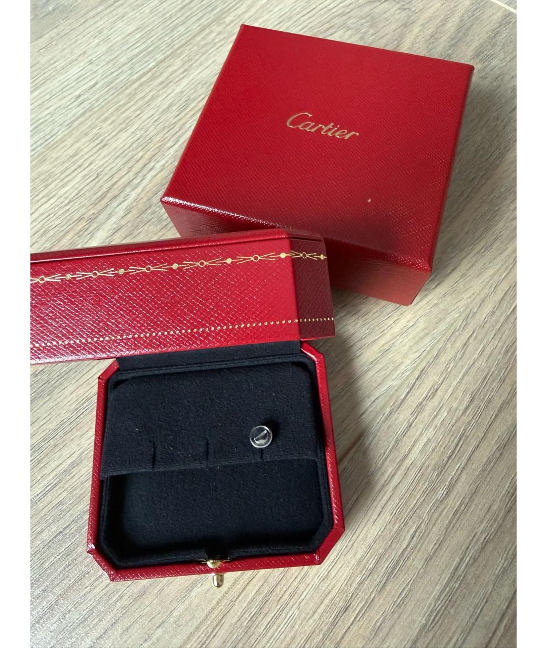 CARTIER Белые серьги из белого золота, фото 2