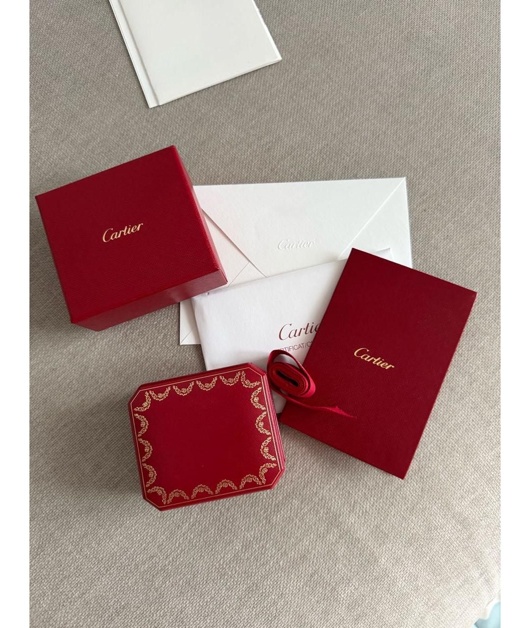 CARTIER Белые серьги из белого золота, фото 6