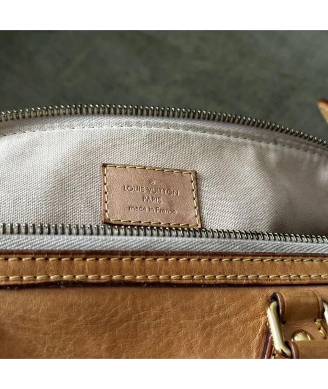 LOUIS VUITTON Белая дорожная/спортивная сумка из канвы, фото 8