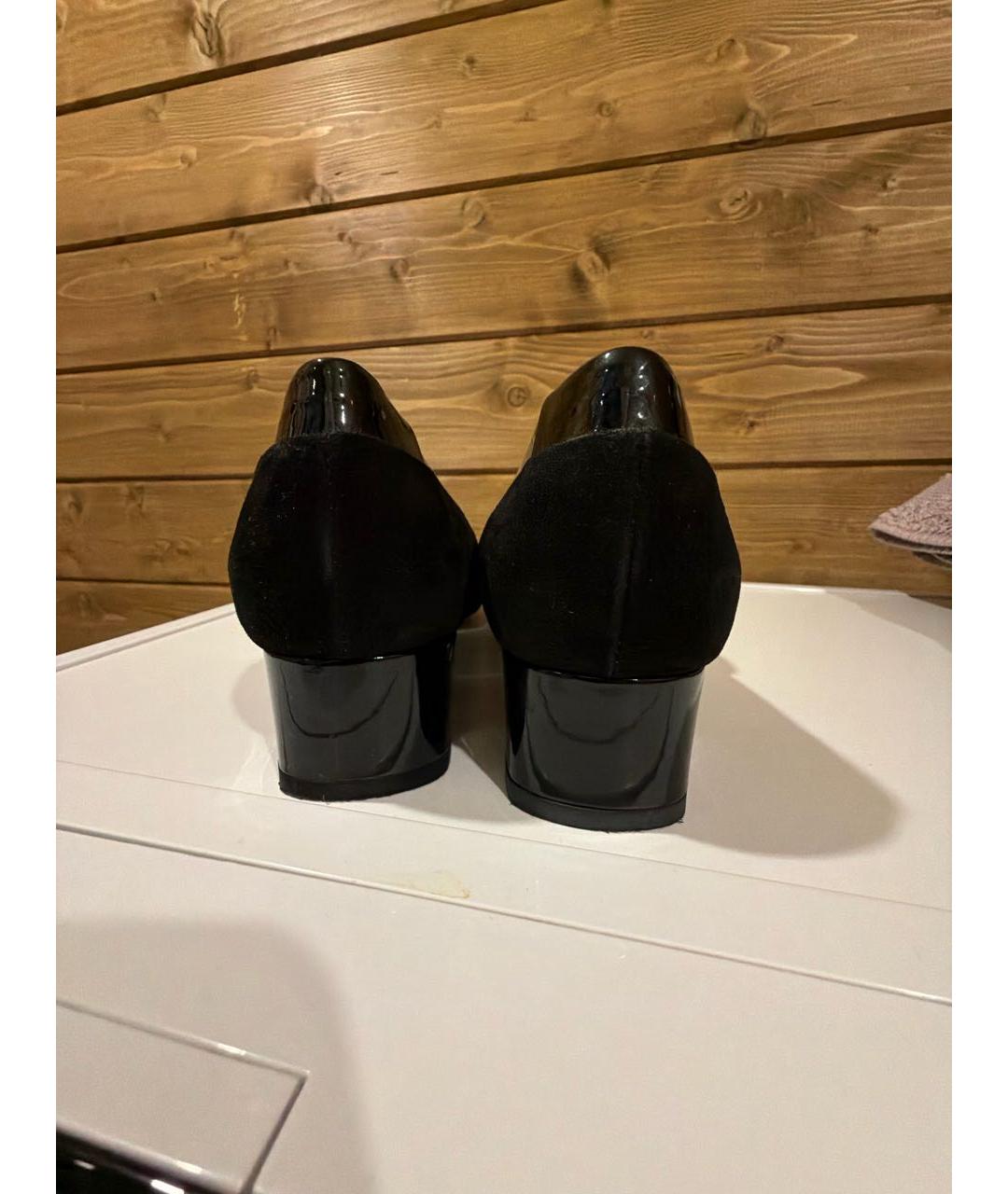 GUCCI Черные туфли из лакированной кожи, фото 4