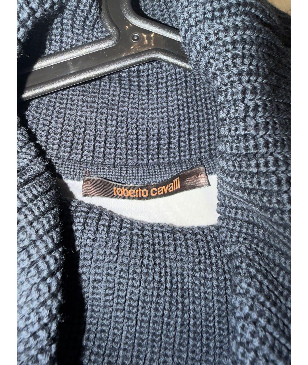 ROBERTO CAVALLI Фиолетовое вискозное повседневное платье, фото 3