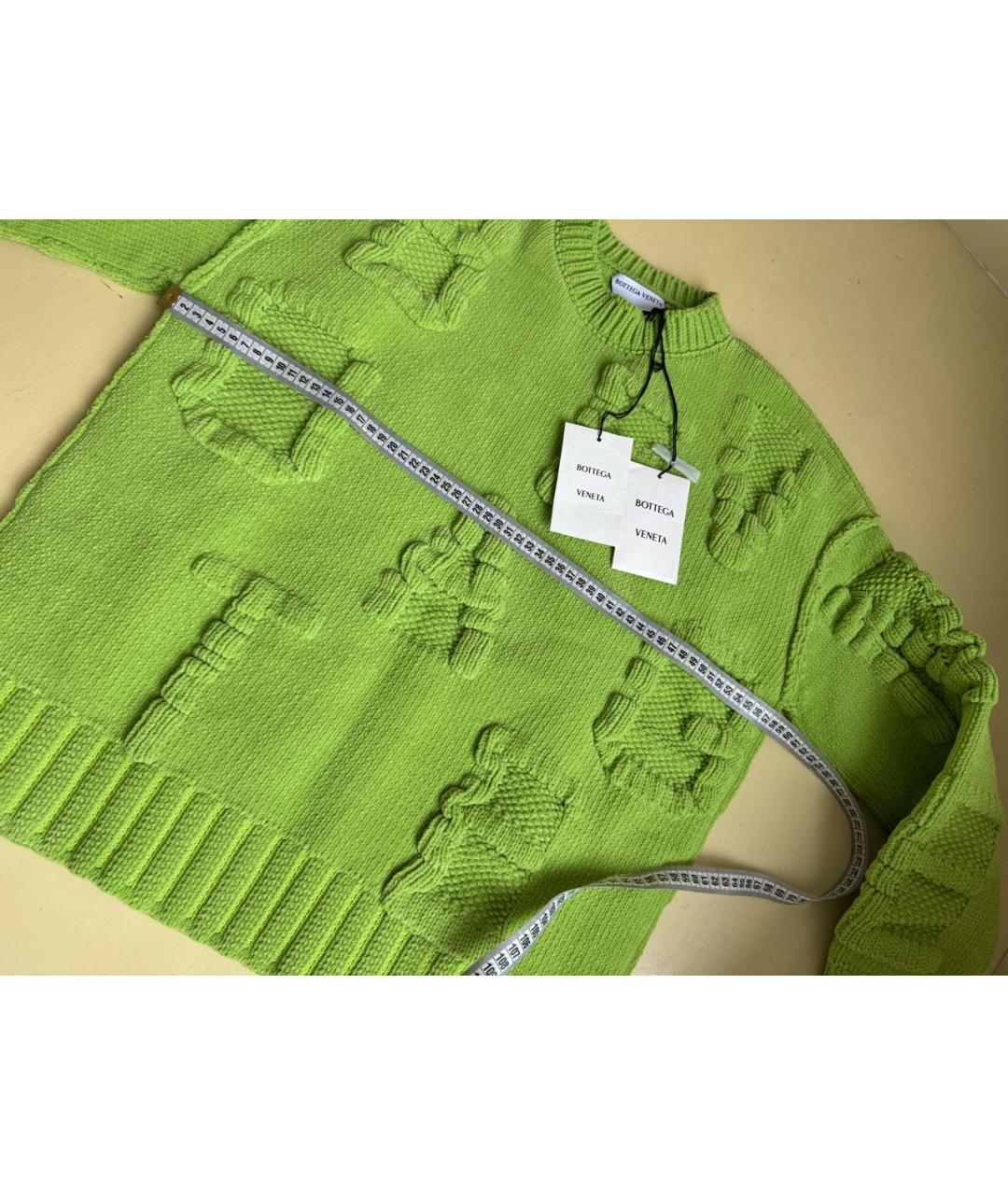 BOTTEGA VENETA Зеленый джемпер / свитер, фото 6