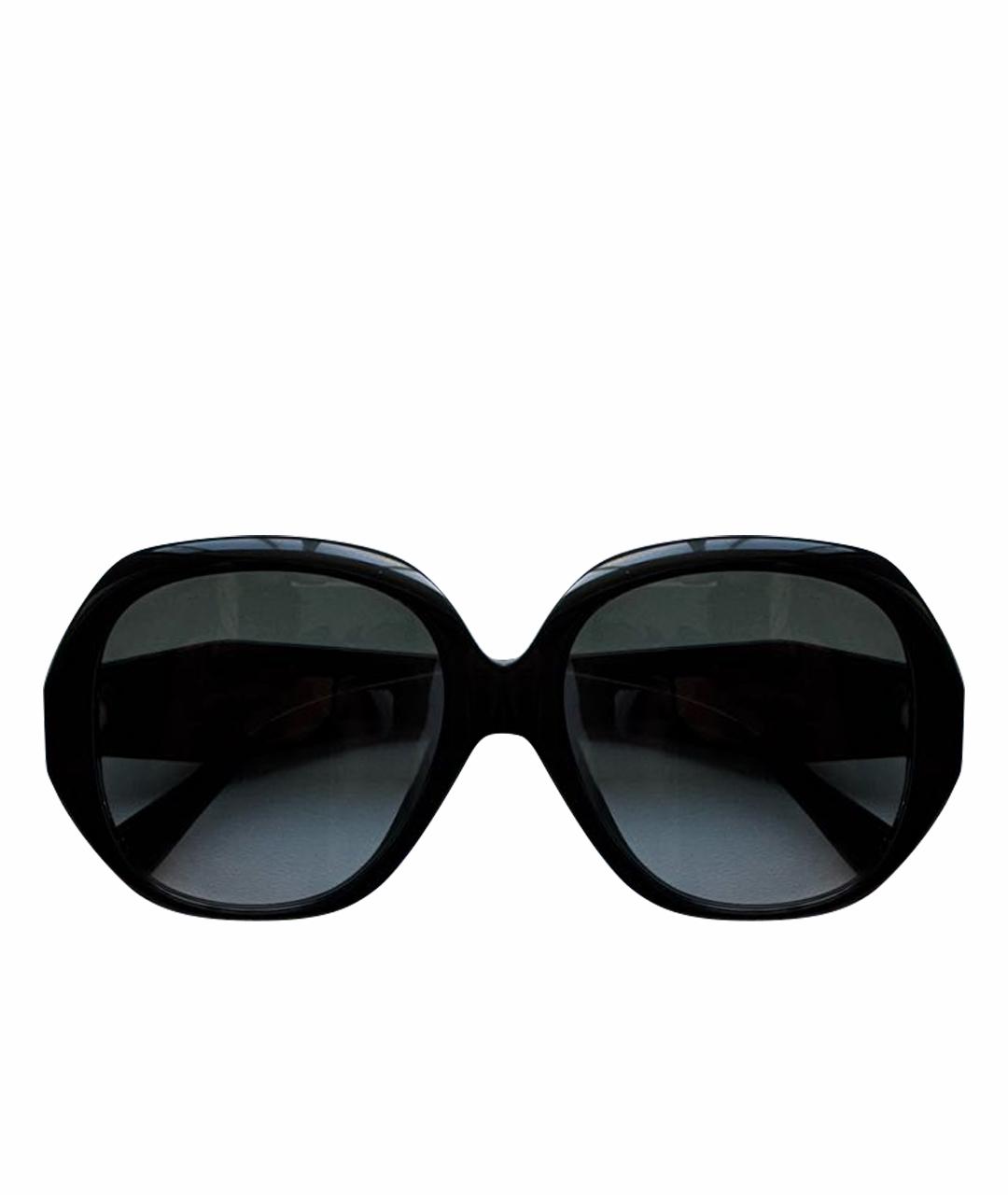 GUCCI Черные пластиковые солнцезащитные очки, фото 1