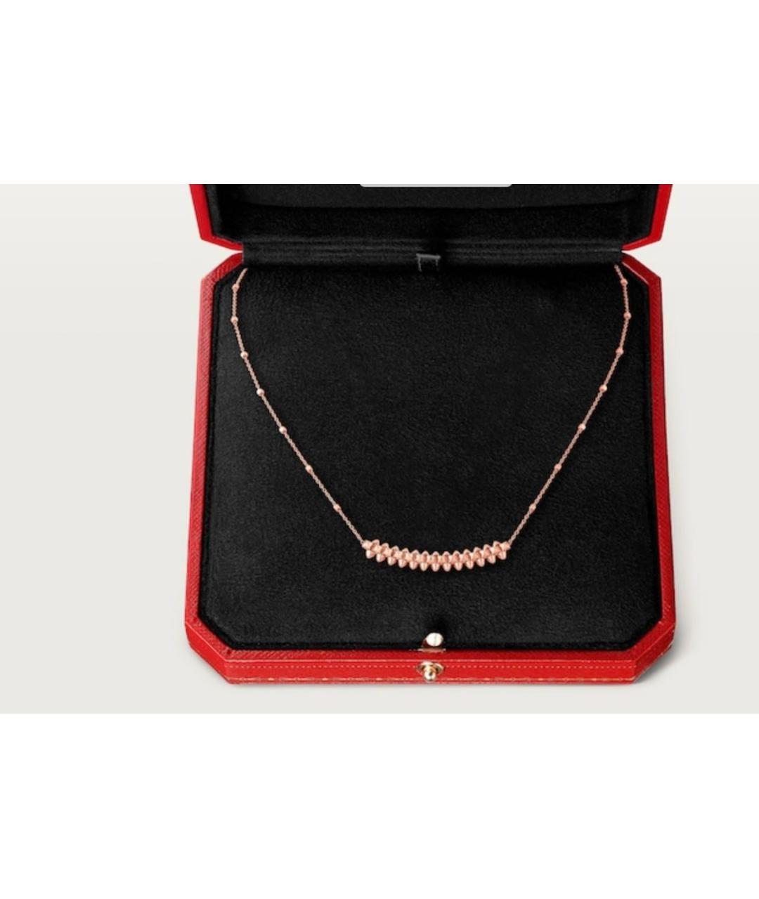 CARTIER Розовое колье из розового золота, фото 2