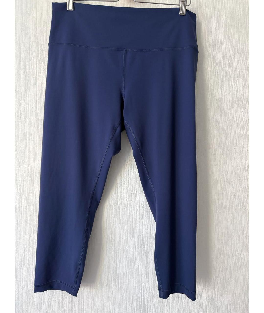 Lululemon Синие нейлоновые леггинсы и велосипедки, фото 9