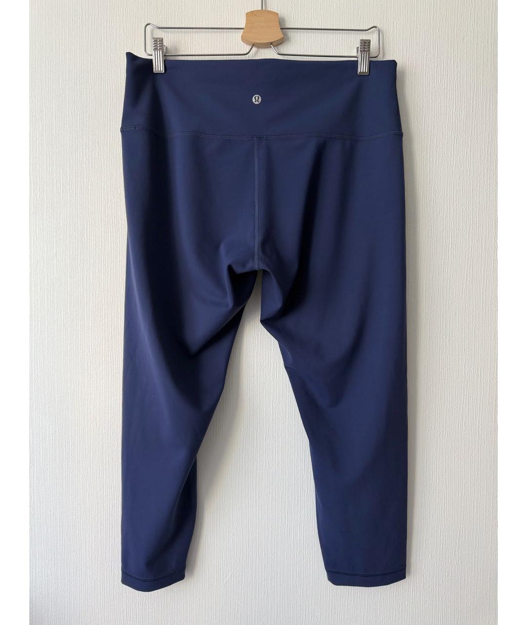 Lululemon Синие нейлоновые леггинсы и велосипедки, фото 4