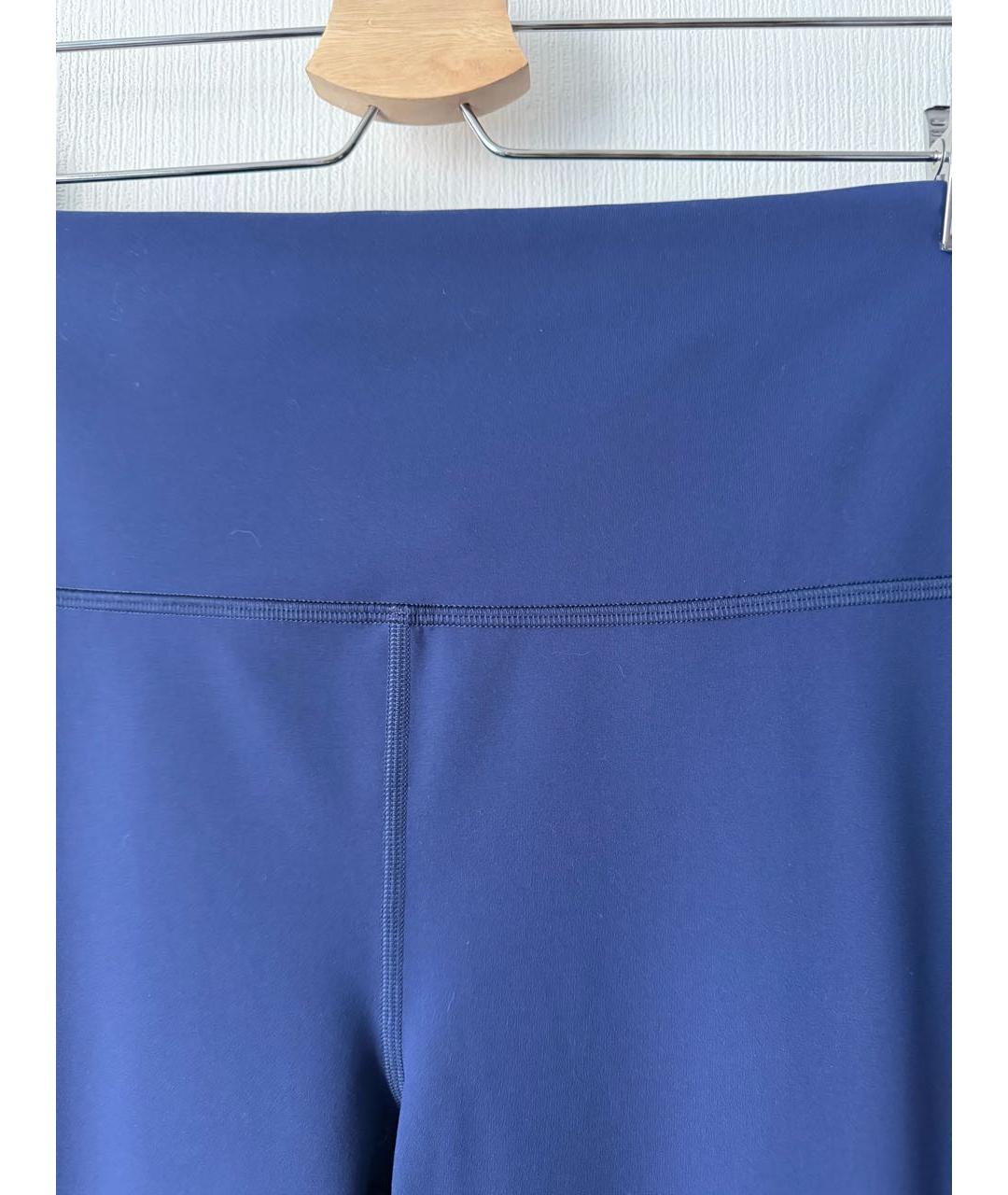 Lululemon Синие нейлоновые леггинсы и велосипедки, фото 6