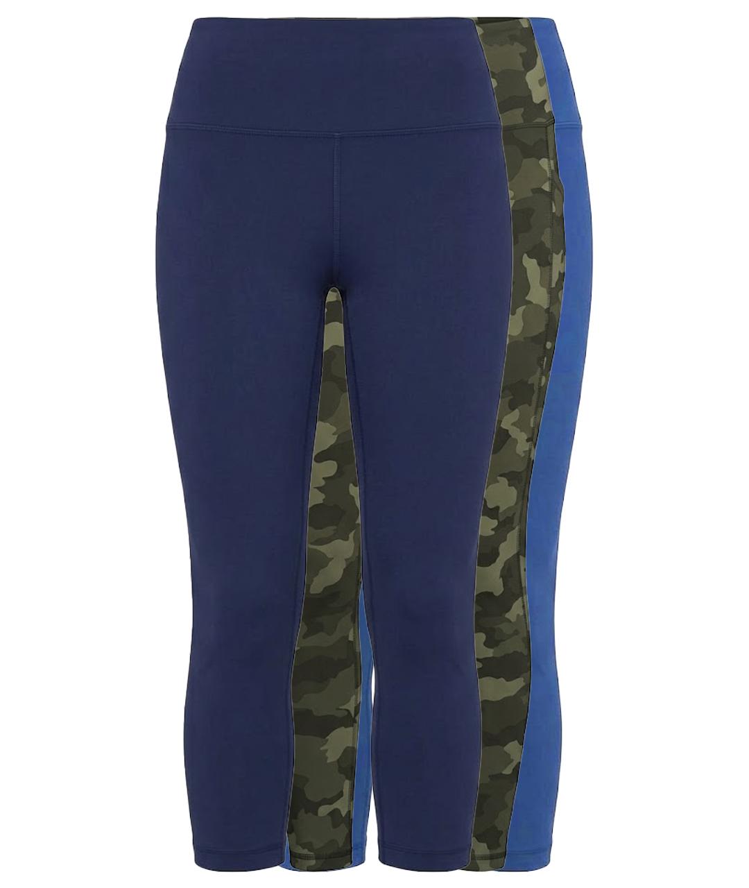 Lululemon Синие нейлоновые леггинсы и велосипедки, фото 1