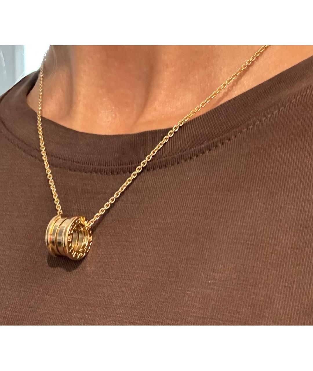 BVLGARI Золотая подвеска из желтого золота, фото 5
