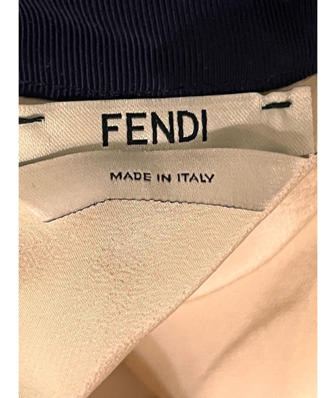 FENDI Шелковое коктейльное платье, фото 3