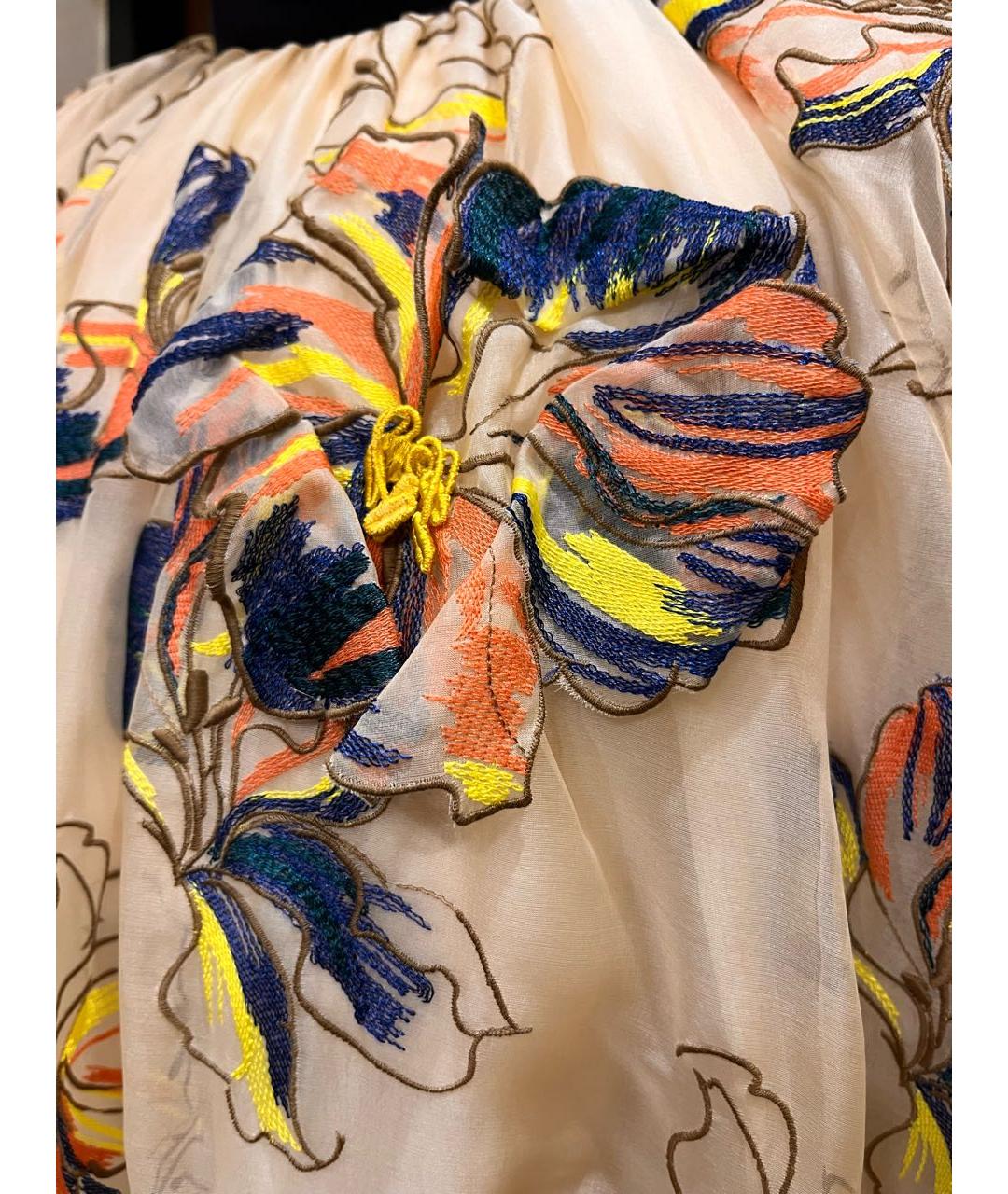 FENDI Шелковое коктейльное платье, фото 4