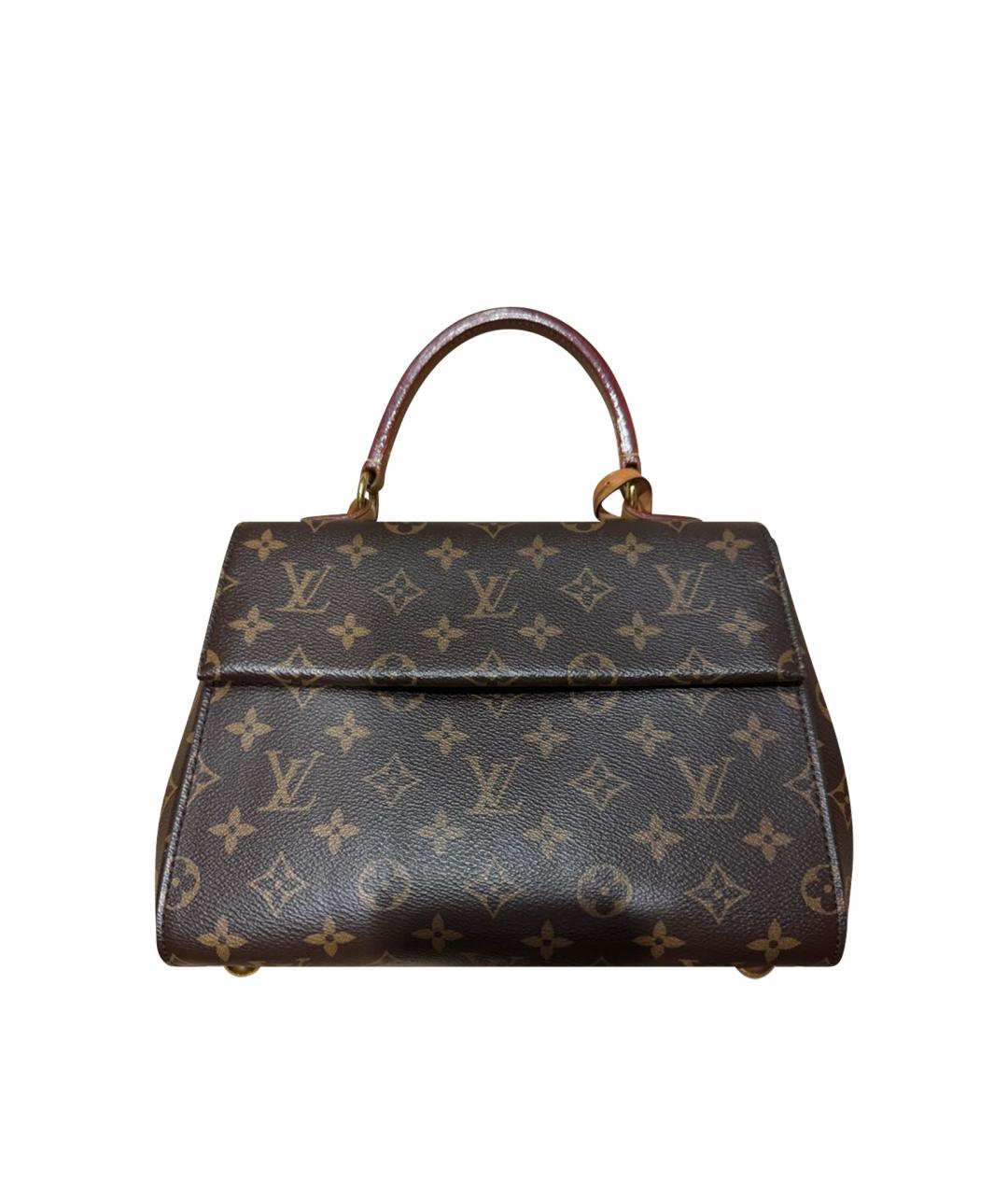 LOUIS VUITTON Коричневая сумка с короткими ручками из канвы, фото 1