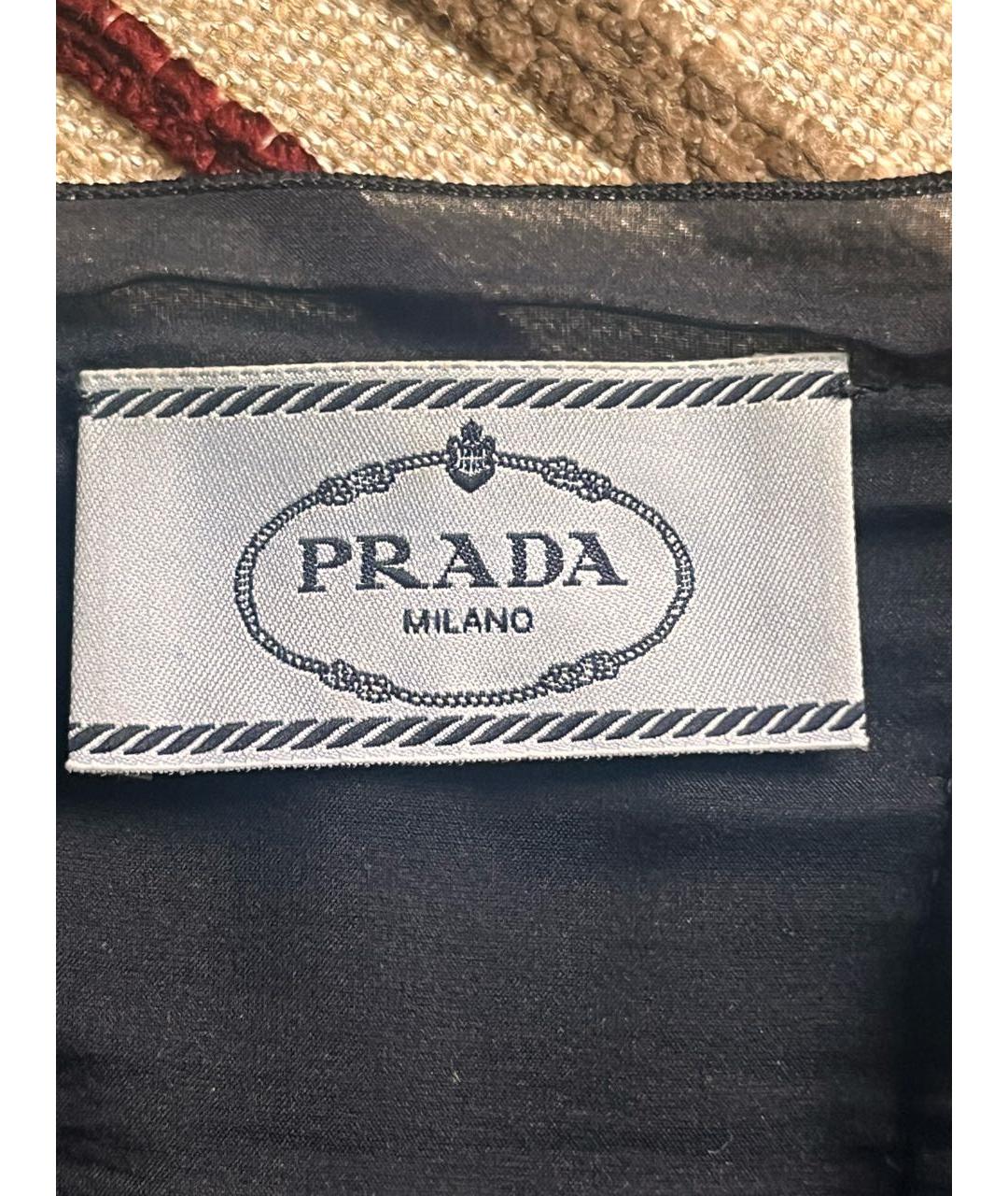 PRADA Темно-синий кашемировый кардиган, фото 3