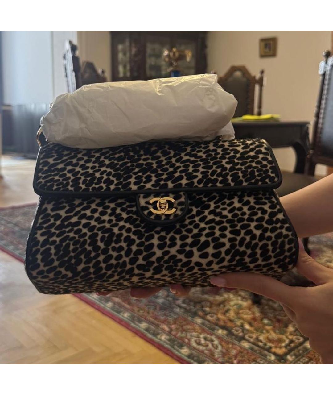 CHANEL Черная сумка через плечо, фото 3