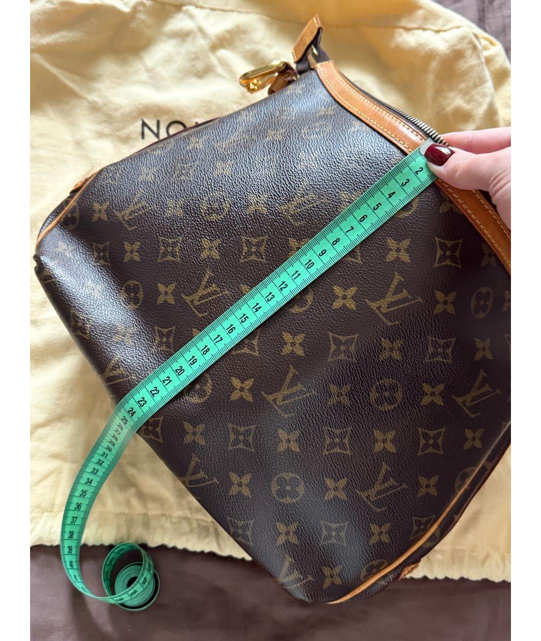 LOUIS VUITTON Коричневая сумка через плечо из канвы, фото 7