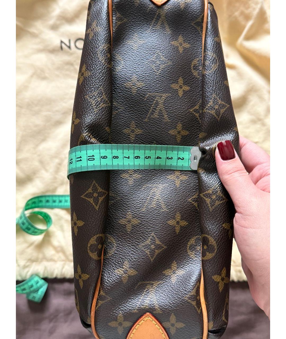 LOUIS VUITTON Коричневая сумка через плечо из канвы, фото 5