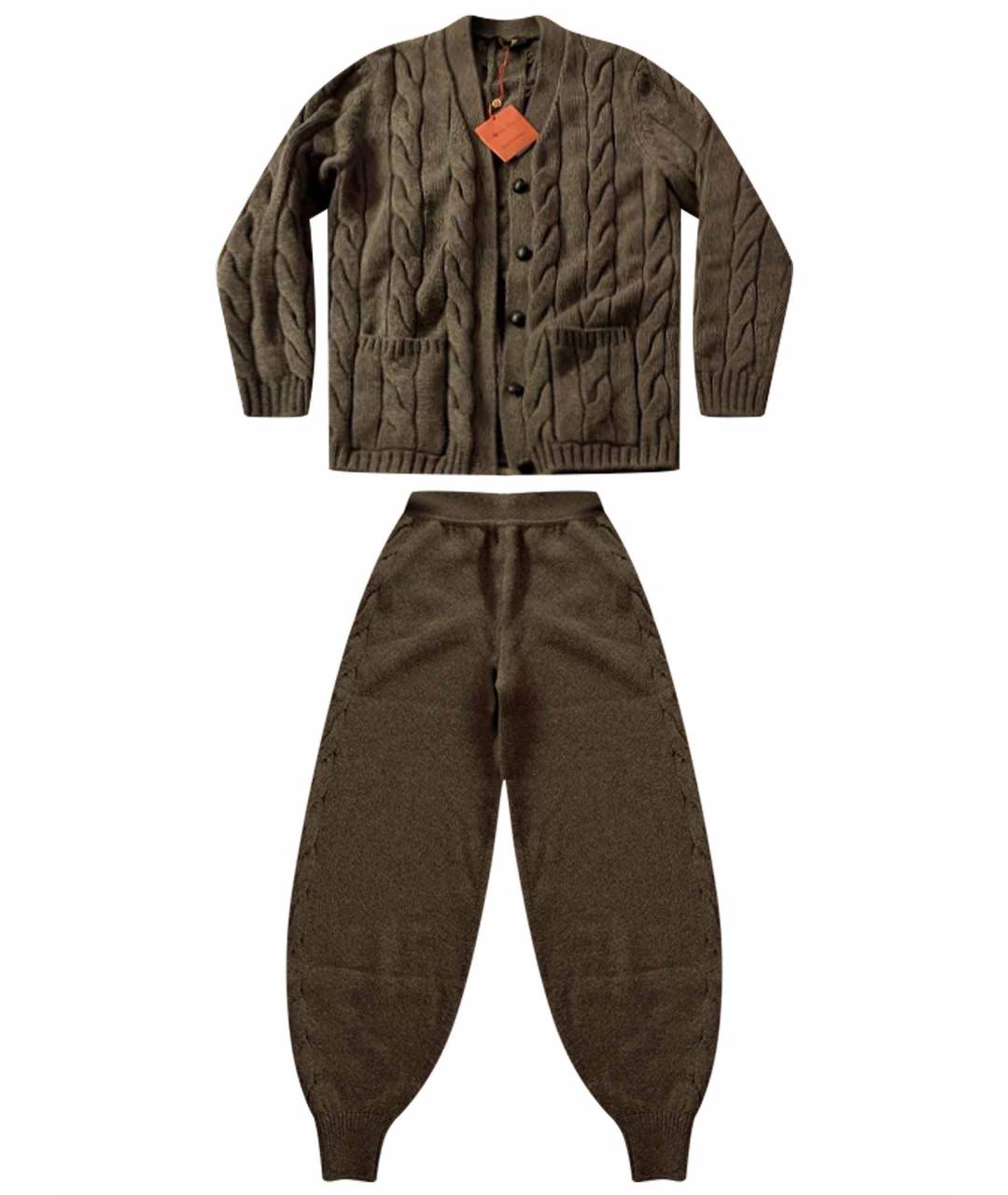 LORO PIANA Антрацитовый кашемировый костюм с брюками, фото 1