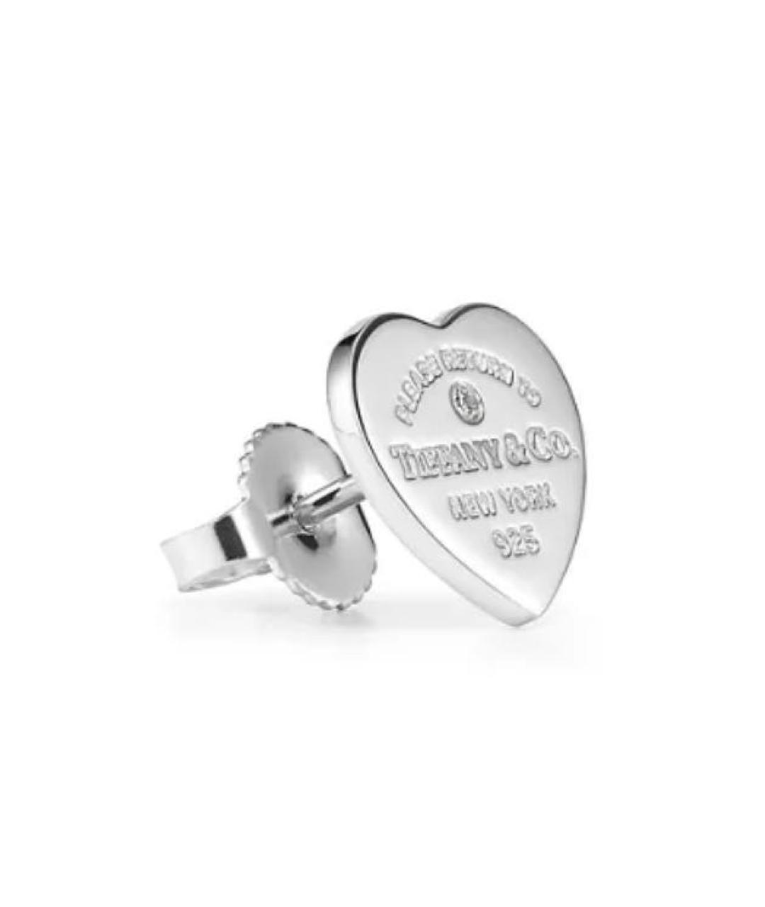 TIFFANY&CO Серебряные серебряные серьги, фото 3