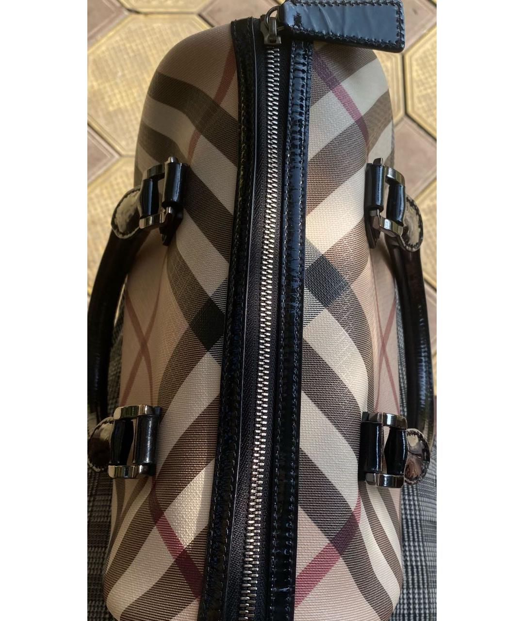 BURBERRY Бежевая сумка с короткими ручками, фото 6