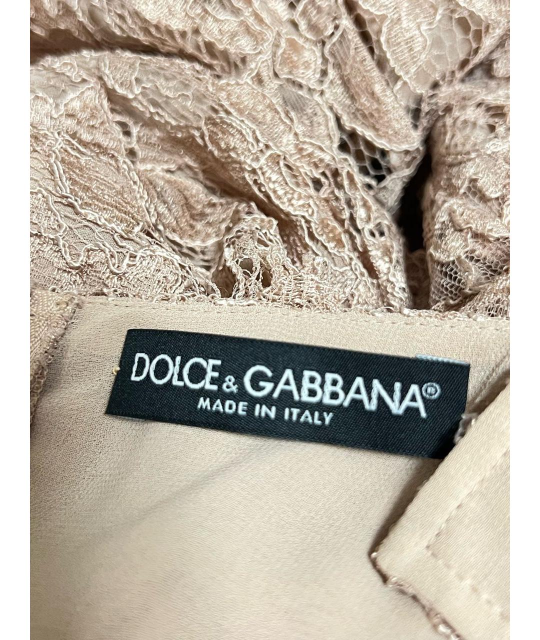 DOLCE&GABBANA Кружевное платье, фото 5
