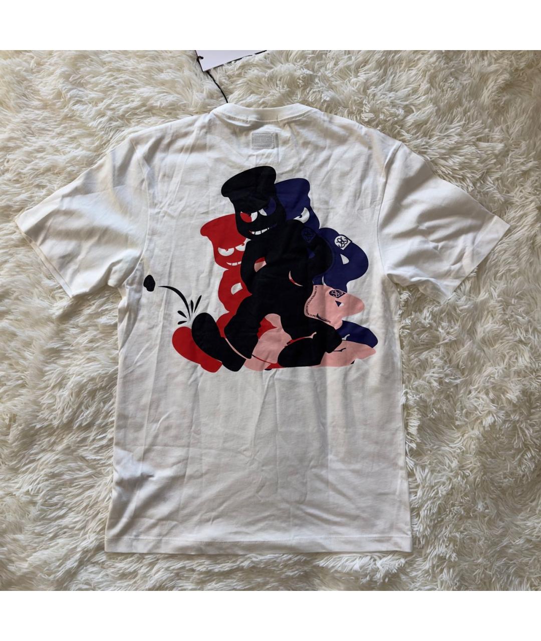 CP COMPANY Белая хлопковая футболка, фото 2