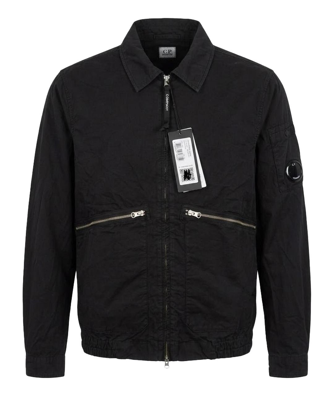 CP COMPANY Черная полиамидовая куртка, фото 1